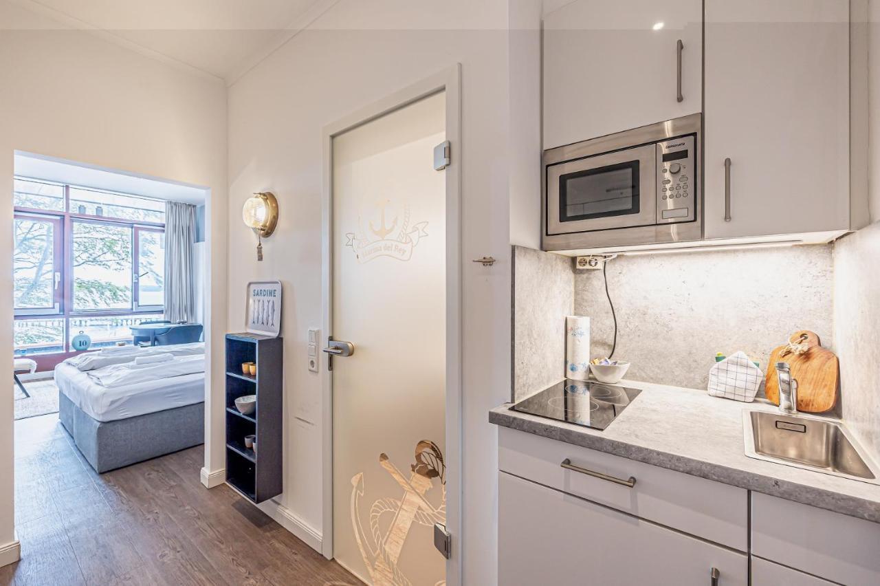 Fewo1846 Intermar - Marina Del Rey - Elegantes Studioapartment Mit Meerblick Und Eigenem Strandkorb Glücksburg Dış mekan fotoğraf